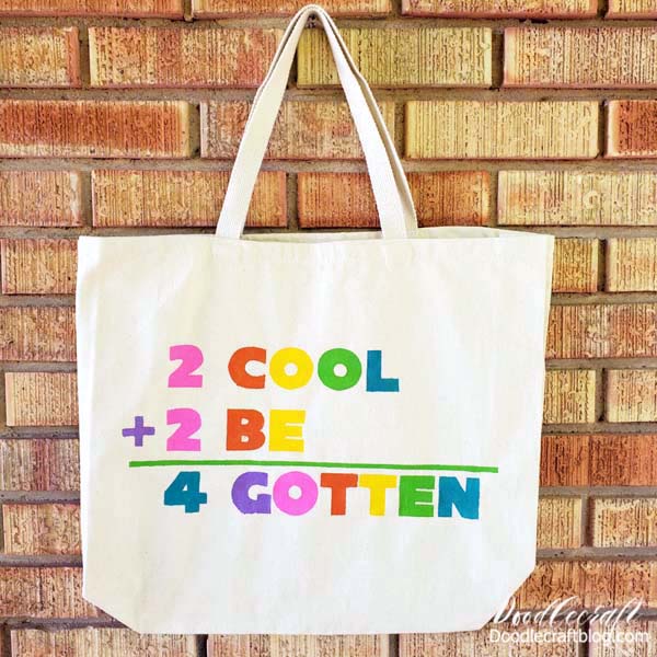 DIY Personalized Holiday Stencil Tote Bag- White Canvas - Create Art, Party  IN A BOX
