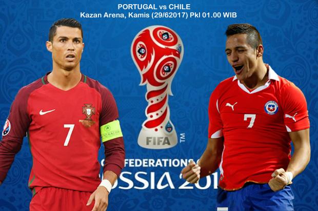 Preview Portugal vs Chile: Duel Raja Benua