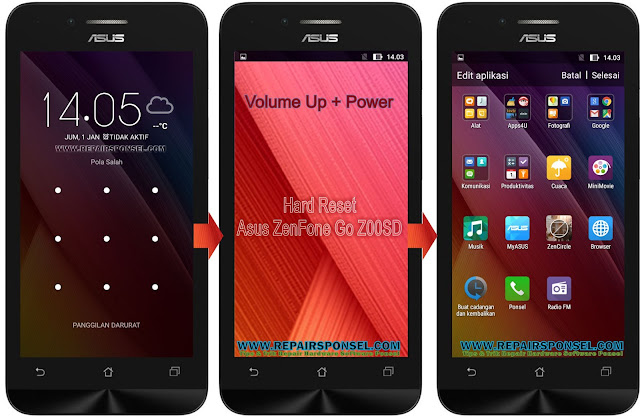 Cara Hard Reset Asus Zenfone Z00SD