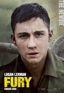 Fury Logan Lerman Poster