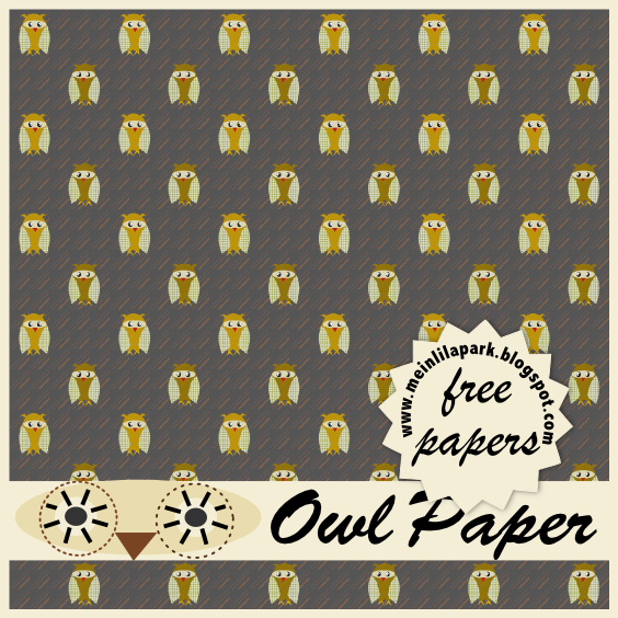 Free digital owl  scrapbooking and fun papers   