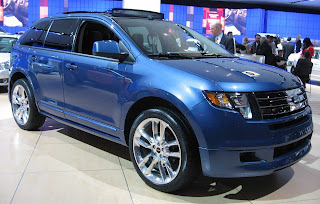 Blue Ford Edge Pictures