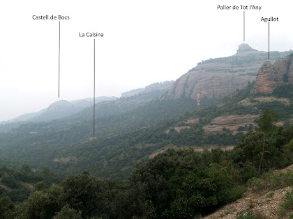 Panoràmica des del camí de la Portella