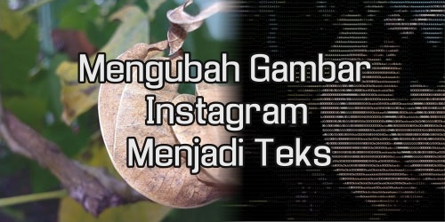 Cara Mengubah Gambar dan Foto di Instagram Menjadi Teks