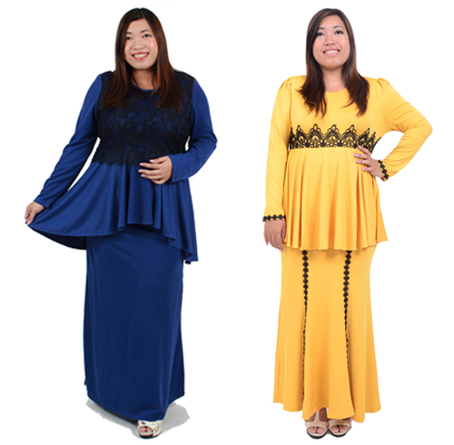 13 Contoh Desain Gambar Model Baju Kurung Modern dan Modis 