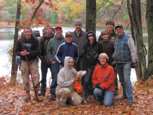 Boy Scout campers