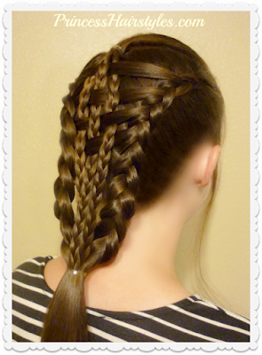 Checkerboard duch braids hairstyle tutorial. Easier than it looks!