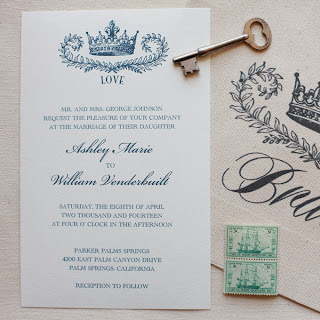 DIY wedding invitations