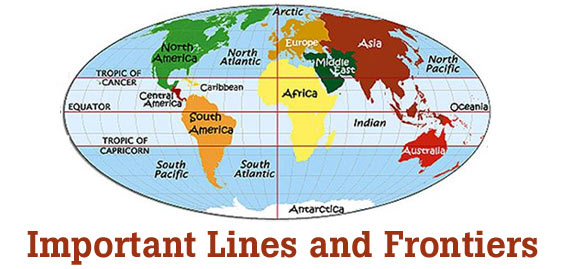 Important Lines and Frontiers : General Knowledge for All Exams