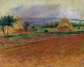 Field and Haystacks, 1885