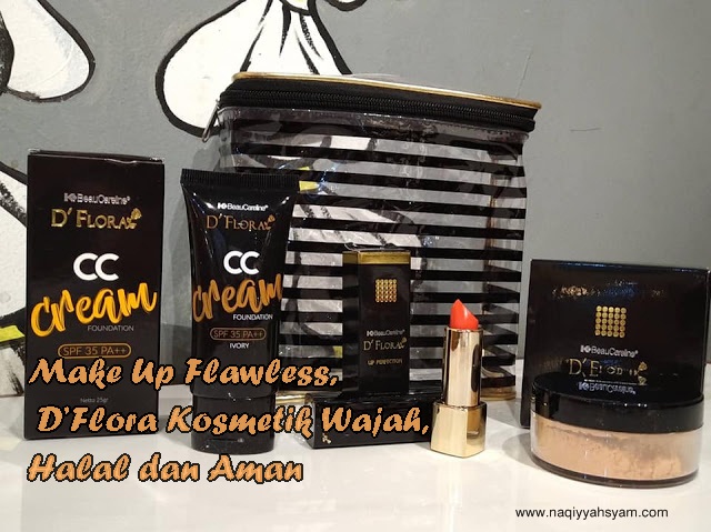 make up flawless dengan dflora kosmetik