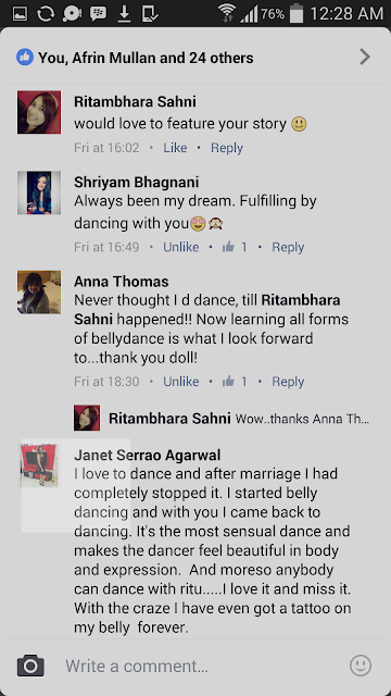 Ritambhara Sahni belly dance institute mumbai