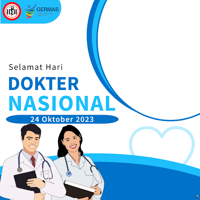 Bingkai wibon Hari Dokter Nasional Tahun 2023