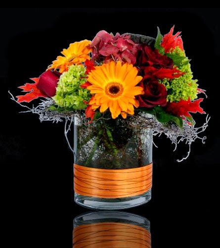 New England Foliage Custom Floral Arrangement