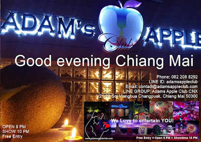 Good evening Chiang Mai Nightlife and Nightclub Thailand Adams Apple Club