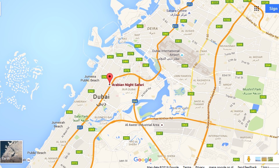 UAE Dubai Metro City Streets Hotels Airport Travel Map Info: Arabian