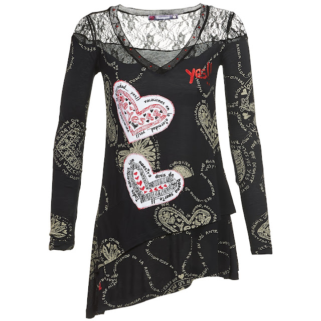 desigual, blouse nera spartoo