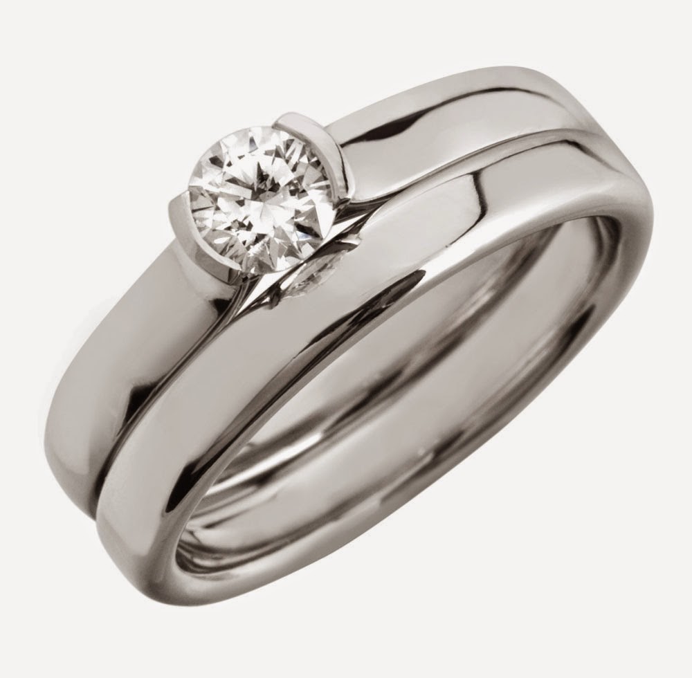  Cheap  Silver Bridal  Ring  Sets  with Small Diamond Model