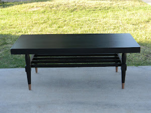 Black Shabby Chic Cofee Table  *SOLD*