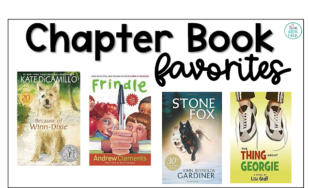chapter books for upper elementary read alouds
