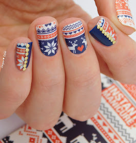 Thumbs Up Winter Nail Wraps - Jolly Jumper