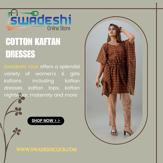 Cotton Kaftan Dresses