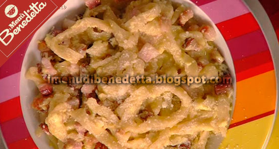 Stringozzi alla Carbonara Yes We Can di Benedetta Parodi