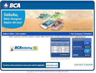 klikbca web