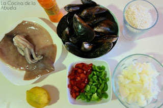 arroz mejillones paella sencillo ingredientes