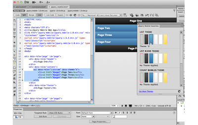 Screenshot Adobe Dreamweaver CS6