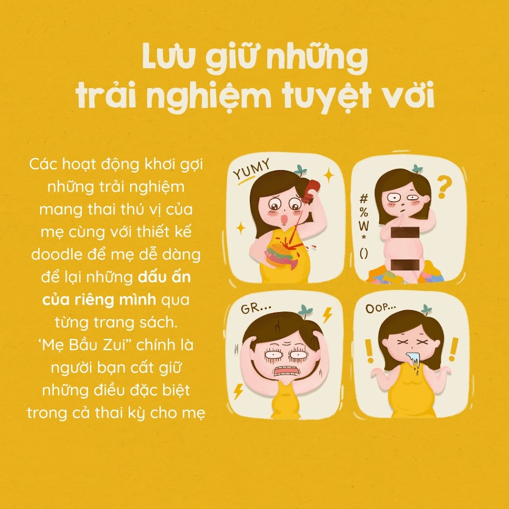 [A116] Mẹ Bầu Zui: Cuốn sách bổ ích cho người lần đầu làm mẹ