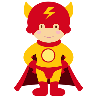 Baby Superheroes Clipart. 