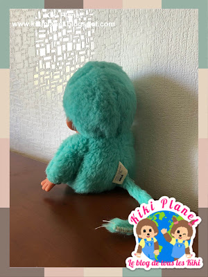 kiki monchhichi menthe vert bleu turquoise rare vintage collection collector 