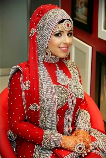 Contoh Baju  Pengantin Muslim ala India  Terbaru 2021 2021