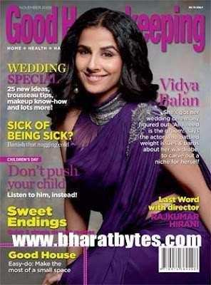 Vidya Balan Hot Photoshoot for Good Housekeeping