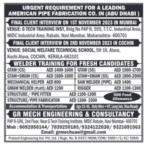 October 2023 Assignment Abroad Times Gulf Jobs