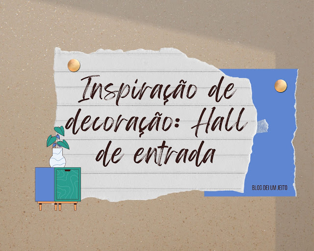 Inspiração de decoração: Hall de entrada