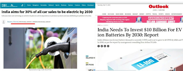 india aim for 30% of all car sales to be electric by 2030