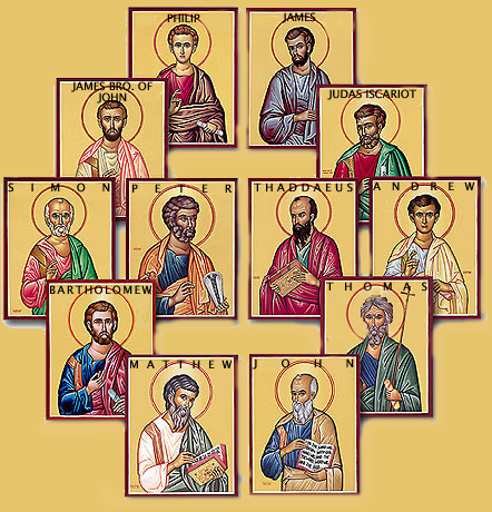 Apostles Of Jesus. The Twelve Apostles