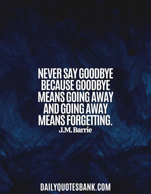 Best Goodbye Quotes For Farewell Sayings