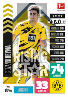 Topps Match Attax Bundesliga 2020-2021 Borussia Dortmund Set