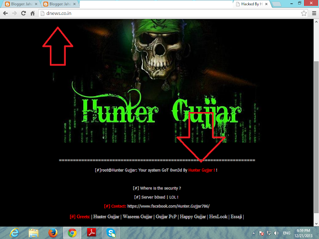 Indian News Channel website Hacked By Pakistani Hacher