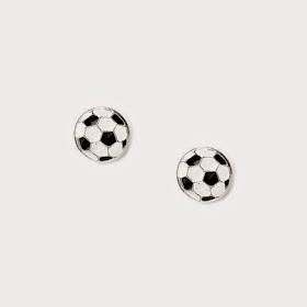 soccer ball earrings