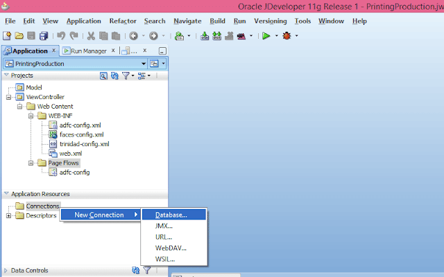 Datebase connection in ADF