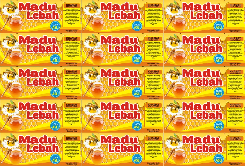 Download Desain Stiker  Label Makanan  cdr  KARYAKU