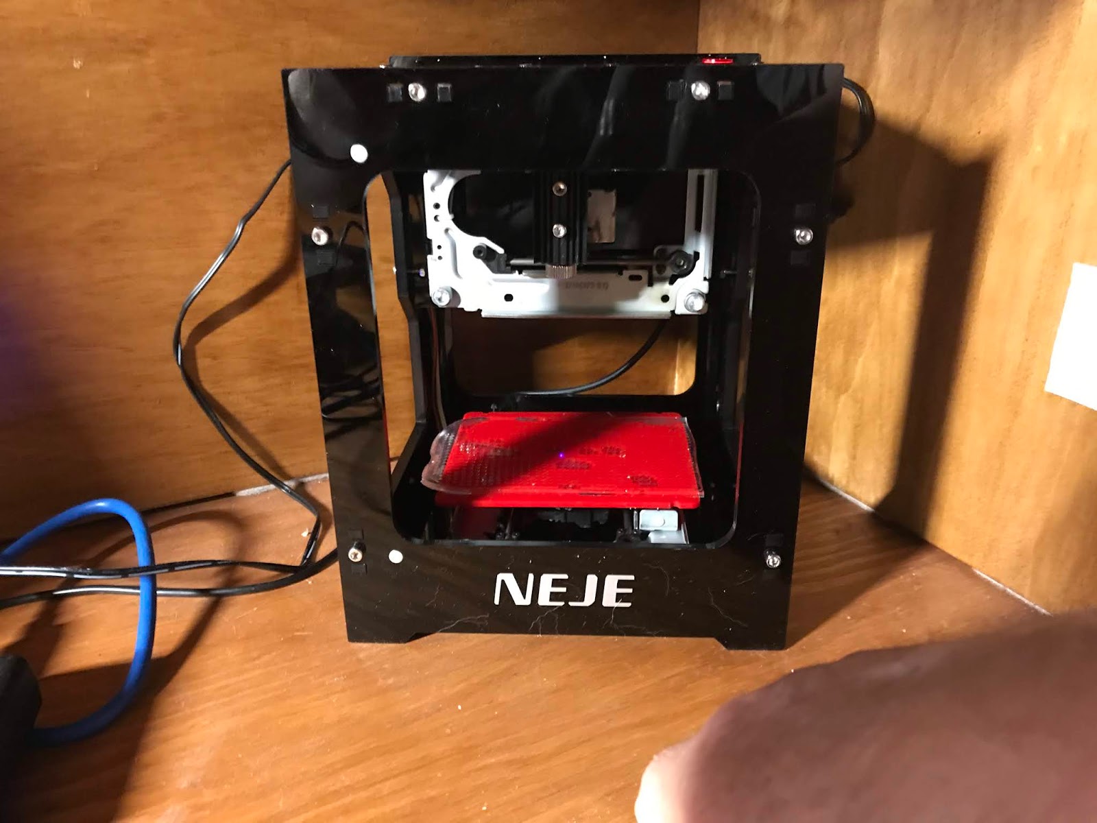 Small Workshop Chronicles Fooling Around With The Neje Dk8kz Laser Engraver