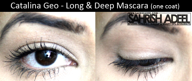 Catalina Geo Long & Deep Mascara - Review + Before & After