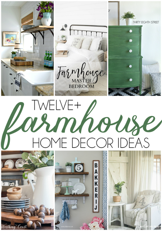Over 12 Farmhouse Home Decor Ideas at GingerSnapCrafts.com #farmhouse #homedecor #forthehome_thumb