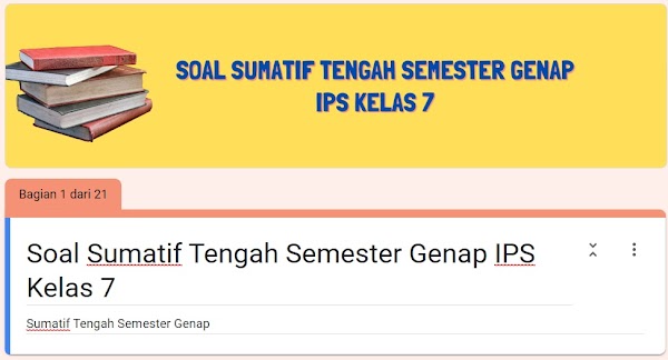 Soal STS Genap Online IPS SMP Kelas 7 Kurikulum Merdeka