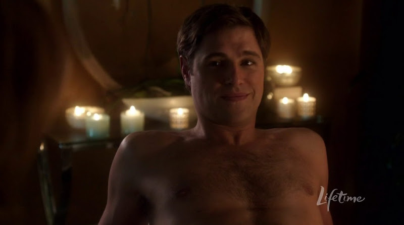 Sam Page Shirtless in The Client List s1e02